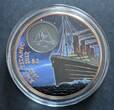 British Virgin Islands 2 Dollar 2012 100 Jahre Untergang der R.M.S. Titanic 1912 - kleine Auflage Proof colorated with capsule, box & coa