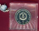 DDR 5 Mark DDR Gedenkmünze Cu/Ni 1987 750 Jahre Berlin Nikolaiviertel PP Polierte Platte verplombt