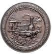 Argentinien Eisenbahn Bronzemedaille 1907 50 Jahre Eisenbahn Jubiläum Lokomotive 