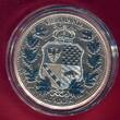 Deutschland 10 Mark 2 Unzen Silber & Farbauflage 2019 The Allegories Columbia & Germania Diamond Dust -GERMANIA MINT- BU, coa, box
