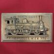 Österreich Wien Hohlgußplakette o. J. Dampflokomotive FRITZ MÜLLER WIEN 13/2 Roher Guß Rev. Ges. Gesch. Gußfrisch