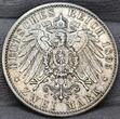 Sachsen Coburg Gotha 2 Mark Silber 1895 Herzog Alfred EF Cleaned