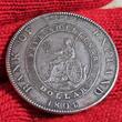 England Großbritannien United Kingdom 1 Dollar 5 Shilling 1804 George III. Georg Bank of England Overstrike Überprägung Au toned