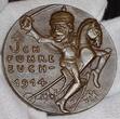 Deutschland Karl Goetz Preußen Guß Bronzemedaille Cast Bronze Medal Kaiser Wilhelm 1914 1919 Ich führe Euch herrlichen Zeiten Entgegen Kriegsopfer Bronze cast
