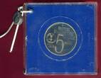 DDR 5 Mark Cu/Ni Gedenkmünze 1978 Anti-Apartheid-Jahr PP Proof sealed, coin slightly toned