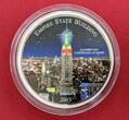 Kamerun 1500 Francs CFA 2015 USA - Empire State Building in New York City Prooflike colorated with original packaging