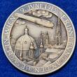 Karl Goetz Zeppelin Wien Bronzemedaille LZ 17 Sachsen Fernfahrt nach Wien 9. Juni 1913 Stephansdom AU / Unc