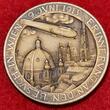 Karl Goetz Zeppelin Wien Bronzemedaille LZ 17 Sachsen Fernfahrt nach Wien 9. Juni 1913 Stephansdom AU / Unc
