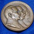 Deutschland Germany Kaiserreich Bronzemedaille 1915 Kriegsbündnis zwischen dem Deutschen Reich, Österreich-Ungarn und der Türkei AU/Unc matte