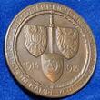 Deutschland Germany Kaiserreich Bronzemedaille 1915 Kriegsbündnis zwischen dem Deutschen Reich, Österreich-Ungarn und der Türkei AU/Unc matte
