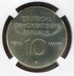 Eastern Germany DDR GDR 10 Mark Probe 1974 A Silberprobe Pattern 25 th Republic Anniverary 25 J DDR NGC MS 67