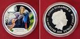 Tuvalu 1 Dollar Silbermünze - 1 oz Silver Proof Coin 2016 Endangered Series - Southern Cassowary - Helmkasuar Proof colorated with original packaging