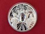 Cook Islands 10 Dollar Silbermünze - 2 oz silver proof coin 2015 Most Famous Diamands - Great Star of Africa - mit Glas Inlay Proof coin with original packaging