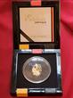 Gabun Republique Gabonaise 5000 Francs CFA Gold - Box leicht beschädigt 2014 25 Jahre Fall der Berliner Mauer Landkartenform mit Kristall Inlay Proof box coa no carton