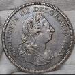 England Großbritannien United Kingdom 1 Dollar 5 Shillings 1804 George III. Georg Bank of England Overstrike Überprägung USA vf/Ef toned overstrike