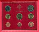 Vatikan 3,88 Euro 2008 Kursmünzensatz 1 Cent bis 2 Euro, 8 Münzen, Papst Benedict XVI. unc with original folder