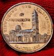Deutschland Germany Brandenburg Preußen Segensmünze Silbermedaille 1898 Einweihung der Erlöserkirche in Jerusalem Kaiser Wilhelm II. Palästinareise AU from polished dies s. scratches