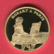 Frankreich 500 Francs Goldmünze 1991 Mozart à Paris Proof with box & coa, no carton