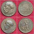 Germany Deutschland Karl Götz Proben Bayern 10, 20, 2, 3 und 5 Mark Proben 5 Münzen Coins 1913 König Ludwig III. Proben Patterns Bronze oder Kupfer Au to Unc patterns partly silvered