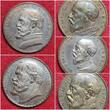 Germany Deutschland Karl Götz Proben Bayern 10, 20, 2, 3 und 5 Mark Proben 5 Münzen Coins 1913 König Ludwig III. Proben Patterns Bronze oder Kupfer Au to Unc patterns partly silvered