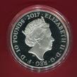 England Großbritannien 10 Pfund - Pounds Silbermünze - 5 Unzen Silber 2017 100th Anniversary of the First World War - The Cost of War - Erster Weltkrieg Proof with original packaging