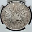 Mexico 8 Reales 1895 ZS FZ Zacatecas NGC UNC Details