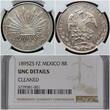 Mexico 8 Reales 1895 ZS FZ Zacatecas NGC UNC Details