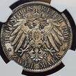 Germany Deutschland Hessen Darmstadt 2 Mark 1904 400.Geburtstag Friedrich der Großmütige NGC MS 62