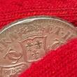 England Great Britain Crown 1676 Charles Karl Carolus II. VF Edgebump