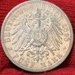 Germany Deutschland Baden Kaiserreich 5 Mark Silber 1898 Friedrich I. USA EF min Lines