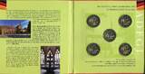 BRD 2 Euro Gedenkmünzen Satz ADFGJ 2013 5 x 2 € ADFGJ - Kloster Maulbronn - Baden Württemberg Unc with private packaging