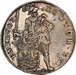 NETHERLAND Zeeland Niederlande 10 Escalin Schilling 2 Taler Daalder 60 Stuivers 1687 Finest Known to NGC Next lower is 62 Great Luster and Toning NGC MS 64