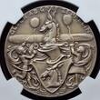 Deutschland Weimarer Republik Germany SILVER Silbermedaille 1928-DATED Karl Götz 1928 90. Geburtstag von Graf Zeppelin NGC MS 64