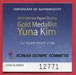 Tuvalu 1 Dollar Silbermünze 2010 Goldmedaillengewinnerin Yuna Kim - 1 oz Farbmünze proof in capsule with certificate