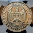 Deutschland Weimarer Republik Germany 3 Mark 1928 D Dinkelsbühl Polierte Platte NGC Grading NGC PF 63