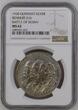Deutschland Weimarer Republik Germany SILVER Silbermedaille 1930 60 Jahre Sedanstag Sedan / Bismarck Roon Moltke in Silber von Glöckler NGC MS 62