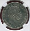 GERMANY Preußen Prussia 5 Mark Silbermünze 1876 B Kaiser König Wilhelm von Preussen NGC AU Details