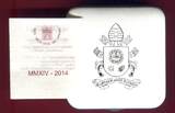 Kirchenstaat Vatikan Bronzemedaille 2014 Silbergedenkmedaille - Pontifikat Papst Franziskus Matte with box, coa & carton