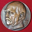 Karl Goetz Deutschland Kaiserreich Bronzemedaile 1908 Bismarck Einzug in Walhalla Almost as cast, min. casting flaws