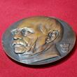Karl Goetz Deutschland Kaiserreich Bronzemedaile 1908 Bismarck Einzug in Walhalla Almost as cast, min. casting flaws