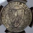Deutschland Weimarer Republik Germany 3 Mark 1927A 100 Jahre Bremerhaven NGC MS 65