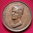 Halle Saale Bronzemedaille 1829 Ehrendoktorwürde Königlich preußischer Genral-Musik-Direktor Gasparo Spontini Uncirculated with fine toning sm. Edgenicks revers