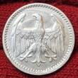 Weimarer Republik Deutsches Reich 3 Mark Silber Kursmünze 1924 G Kursmünze Silber Drei ausgeschrieben USA AU heavy Die clash reverse