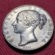 England Great Britain Crown 1844 Queen Victoria Jugendliches Portrait Young DECUS ET TUTAMEN ANNO REGNI* VIII vf (please see picture) edgenicks min scratches
