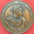 Deutschland Germany Kaiserreich Preußen Bronzemedaille 89,5 mm 1895 Eröffnung des Nord-Ostsee-Kanals Wilhelm II AU min scr. old cleaning