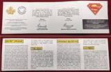 Kanada 20 Dollar Silbermünze - 1 Unze 2013 75th Anniversary of Superman - Metropolis - DC Comics™ Colorated proof with box, coa & carton