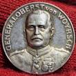 Deutschland Kaiserreich 1. Weltkrieg Silbermedaille 1915 Generaloberst Remus von Woyrsch *1847 +1920 Au toned, small scratches and edgenick