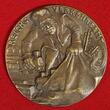 Germany Deutschland Karl Götz Medaille Bronzemedaille 1919 Dated Reichsverkehrsamt Vereinheitlichung des deutschen Transportsystems Almost as cast usual casting flaws spot