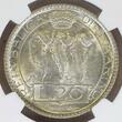 San Marino 20 Lire 1935 R Nice Luster NGC MS 61