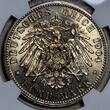 Deutschland Germany Kaiserreich Sachsen 5 Mark 1904 E Tod Death King Georg NGC MS 63
